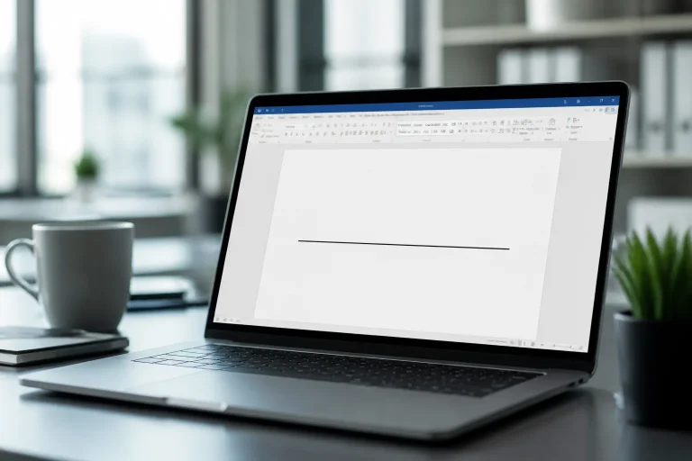 Word vonal beszúrása: 4 egyszerű módszer